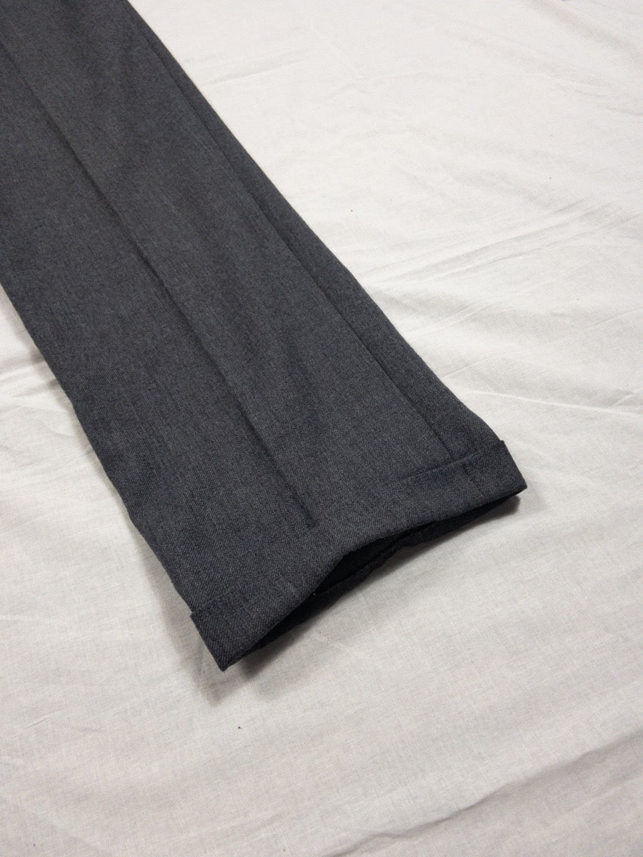 1960s Grey Wool Pants, French Army, Size S