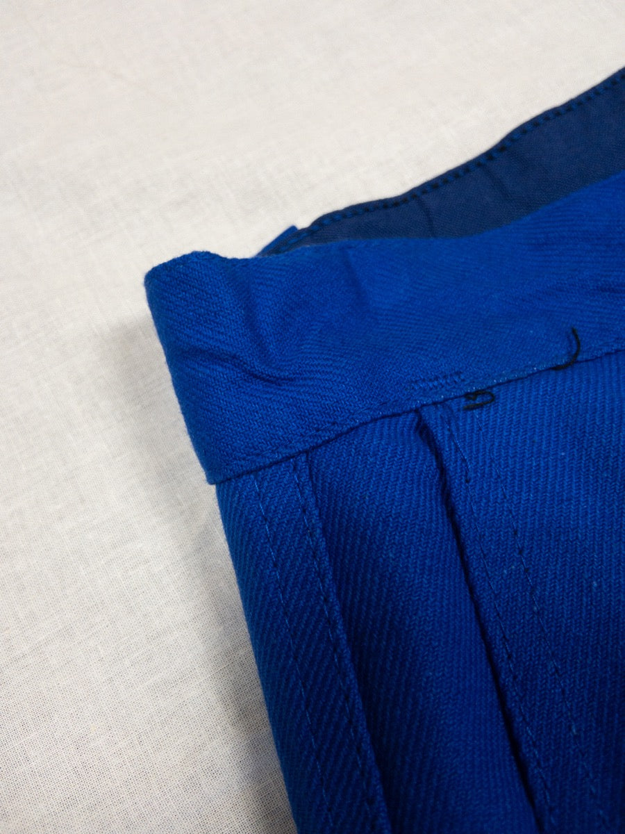 1990s French Blue Work Pants, Deadstock, Size S
