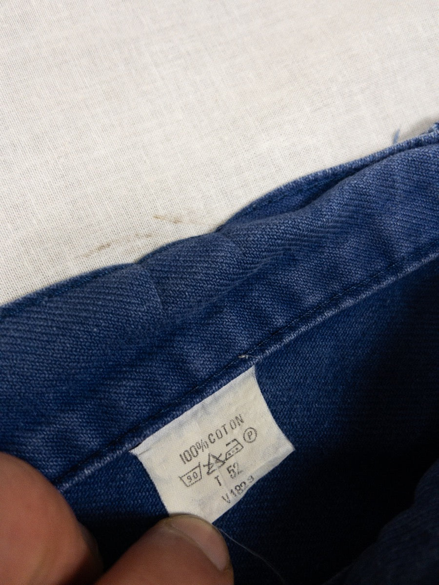 1970s French Blue Work Pants, Size XL