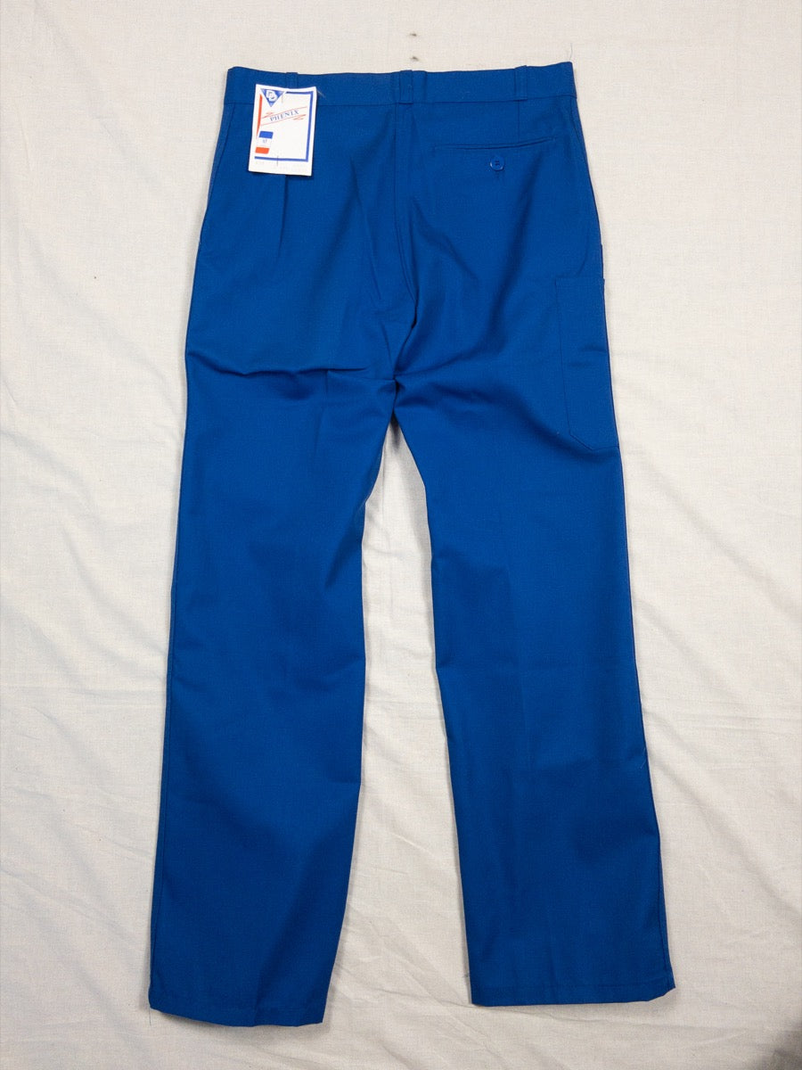 1990s French Blue Work Pants, Deadstock, Size M
