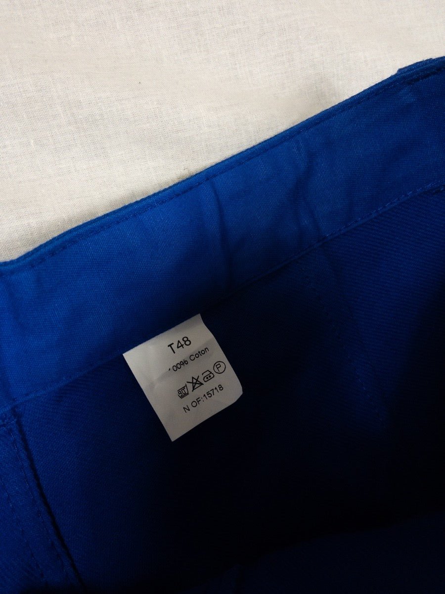 1990s French Blue Work Pants, Deadstock, Size L