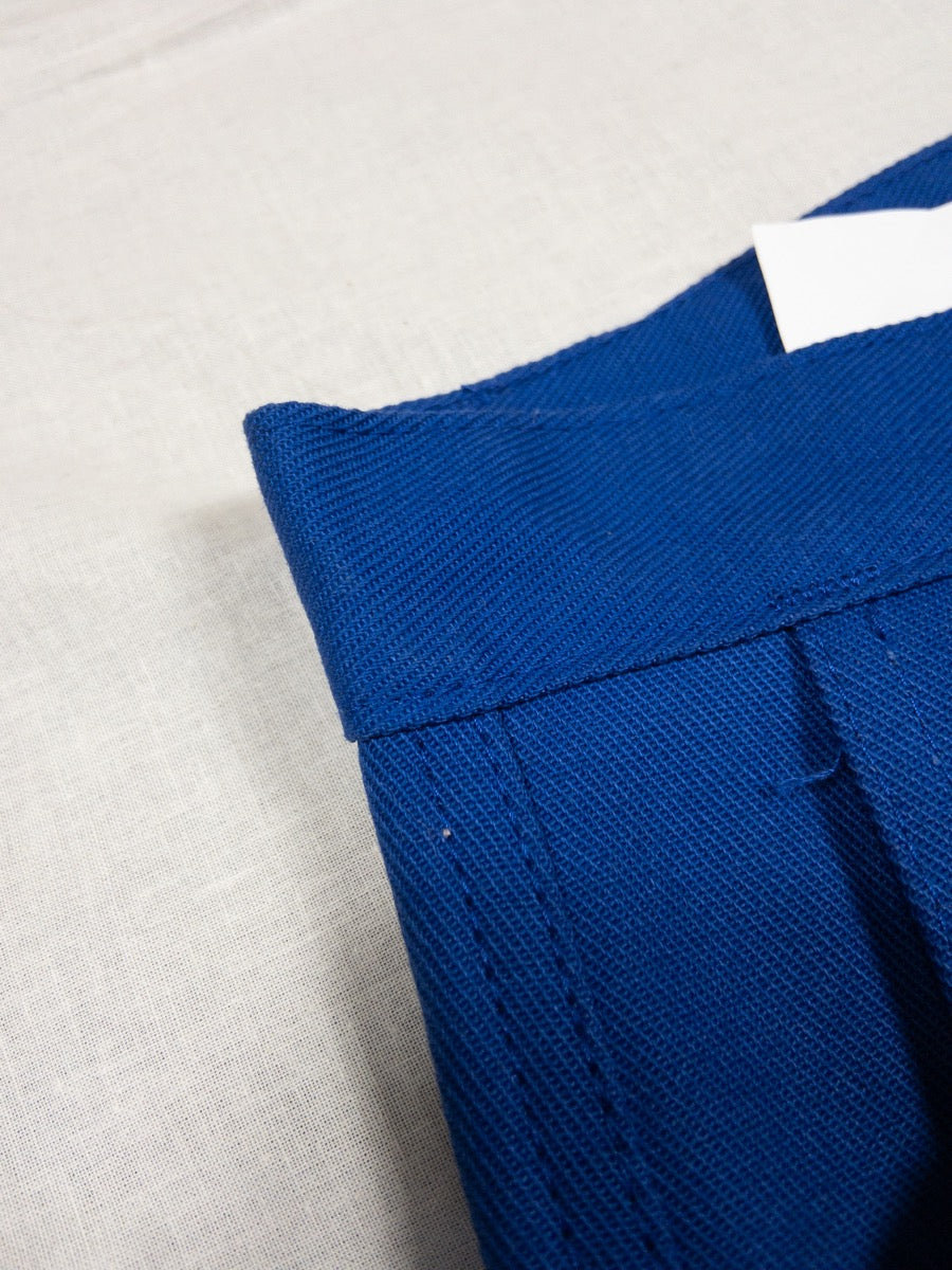 1990s French Blue Work Pants, Deadstock, Size S