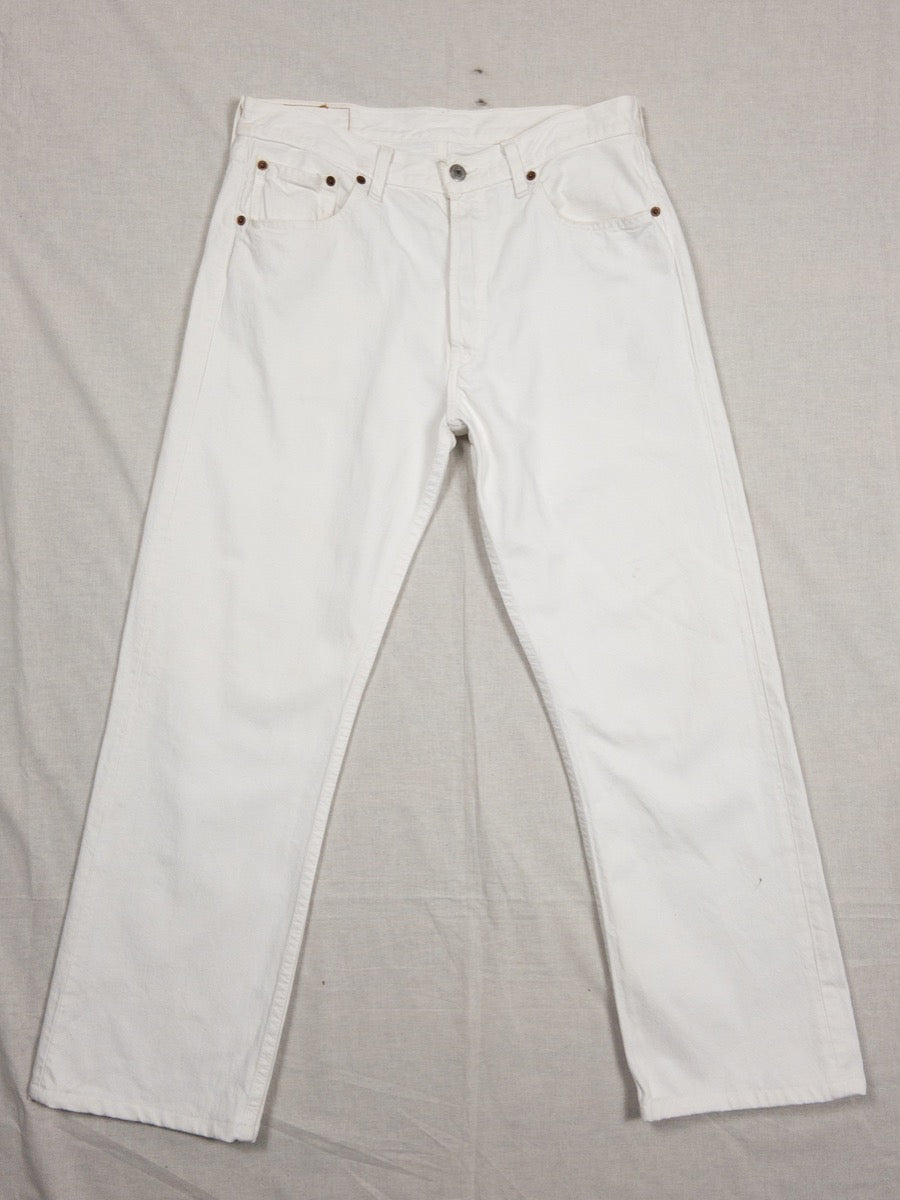 Vtg Levi’s 501 White Jeans, W33 L34