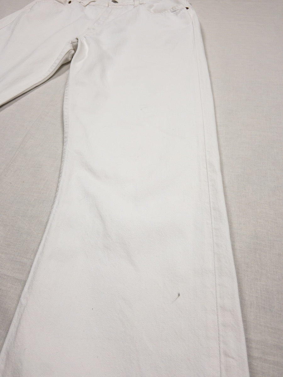 Vtg Levi’s 501 White Jeans, W33 L34