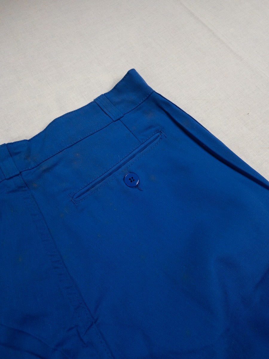 1990s French Blue Work Pants, Deadstock, Size M