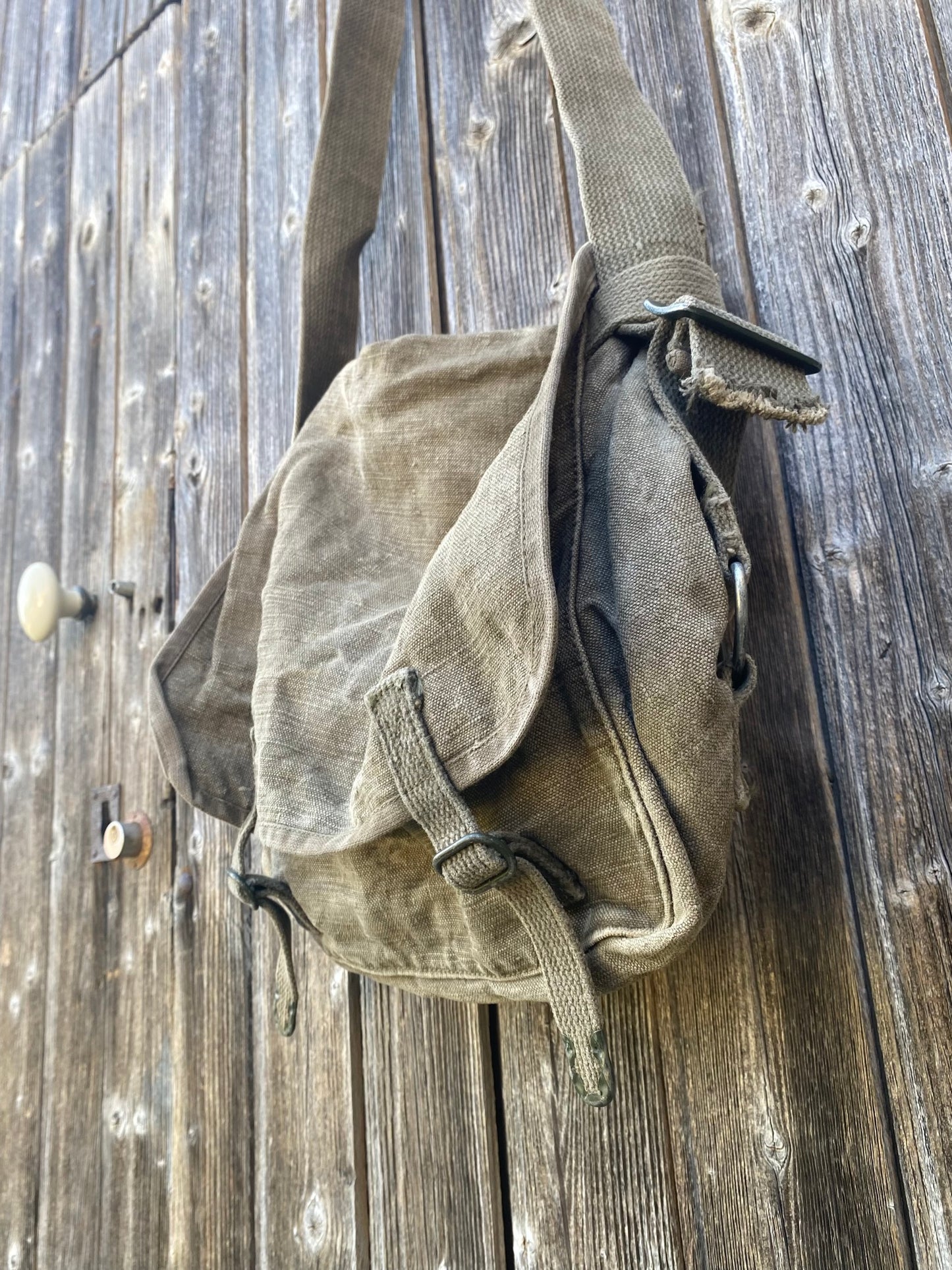1950's French Army Messenger bag, « Musette TTA »