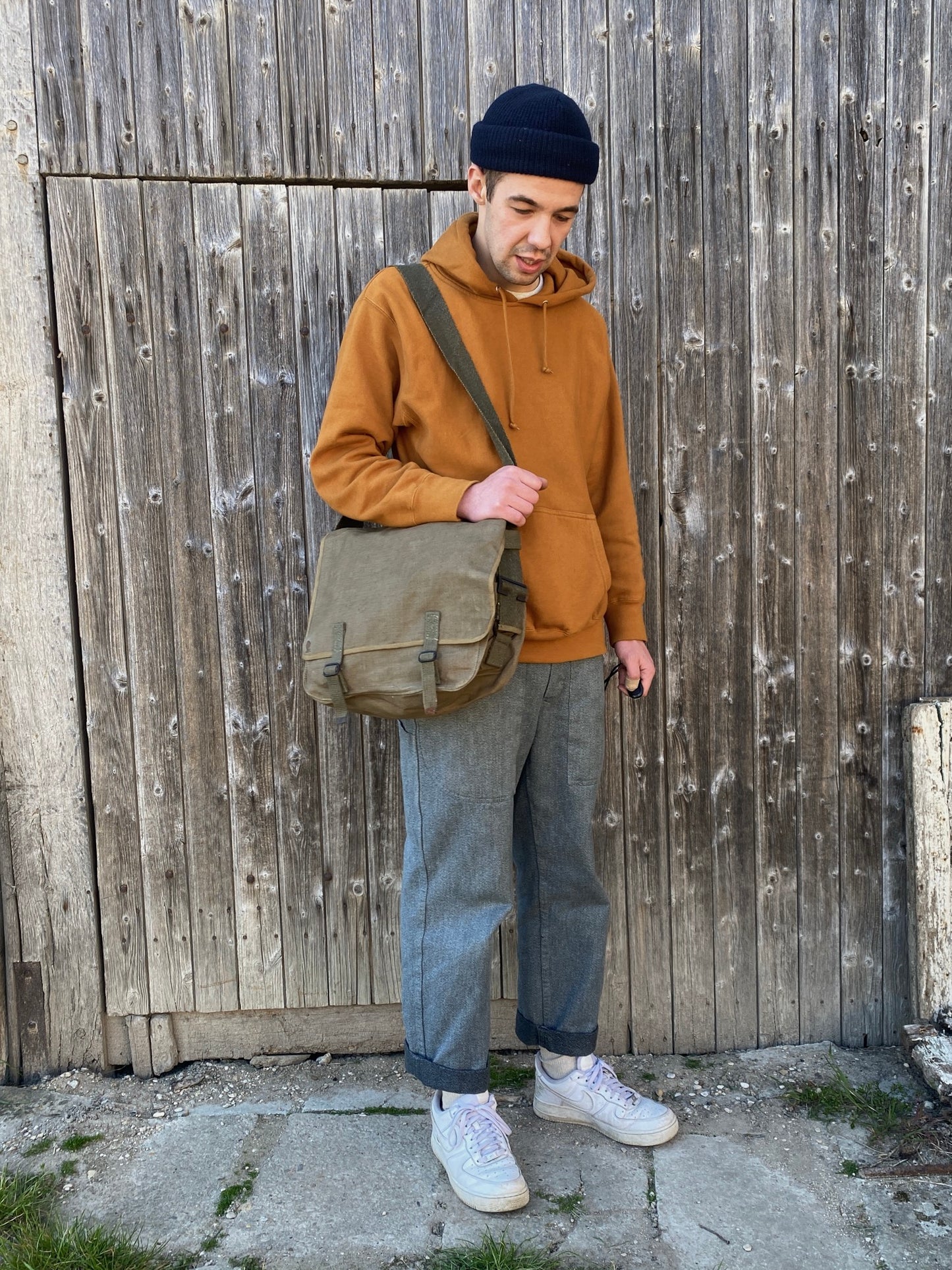 1950's French Army Messenger bag, « Musette TTA »