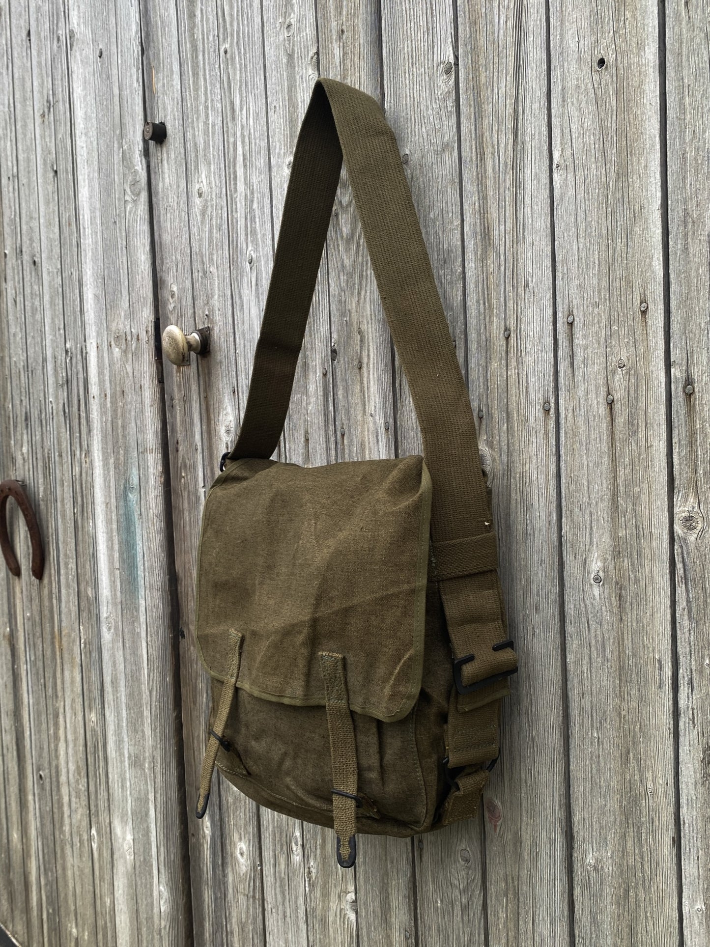 1950's French Army Messenger bag, « Musette TTA »