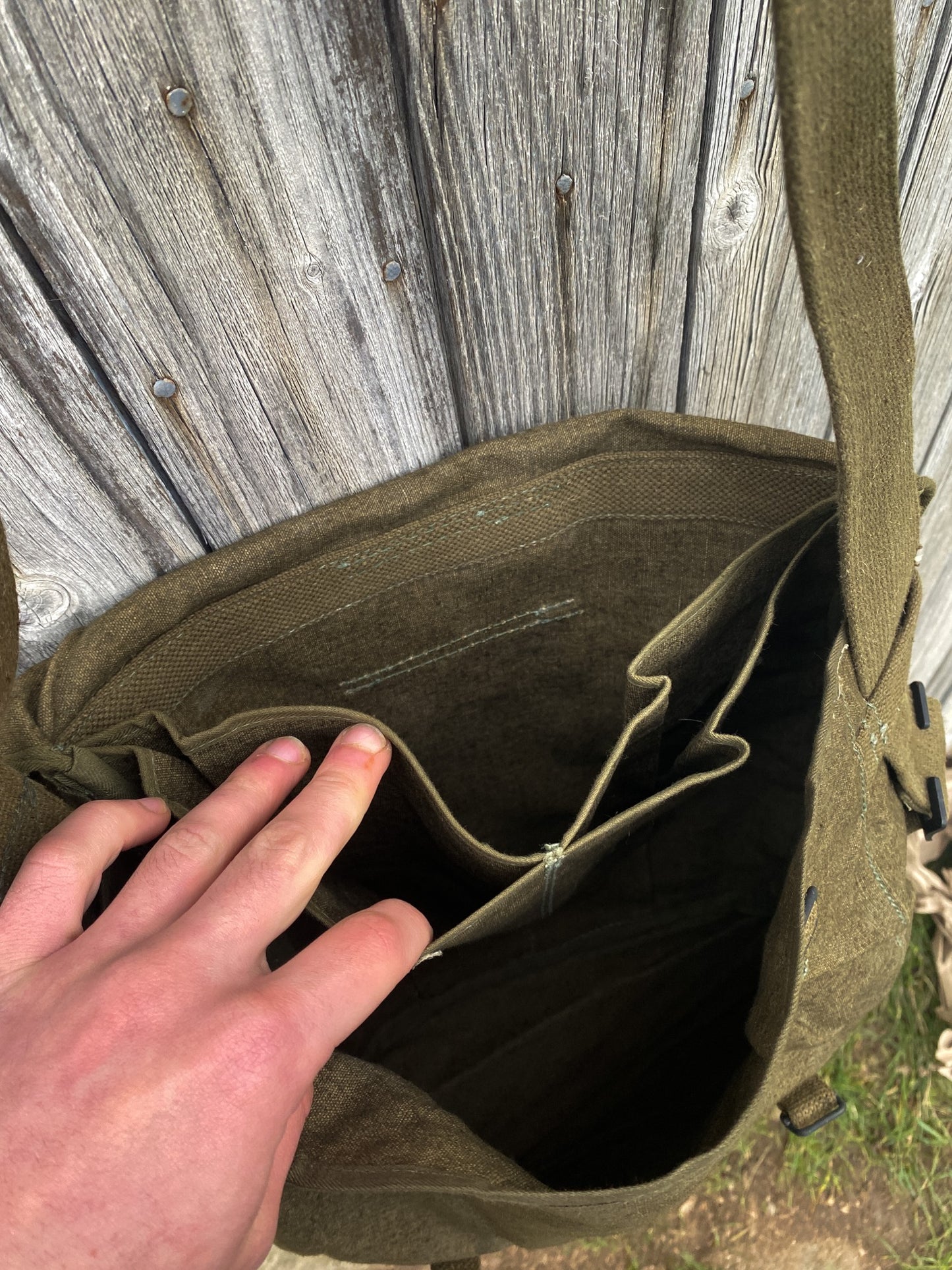 1950's French Army Messenger bag, « Musette TTA »