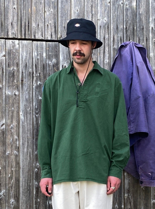 1960s M59 Swedish Army Popover Shirt, Size M & L