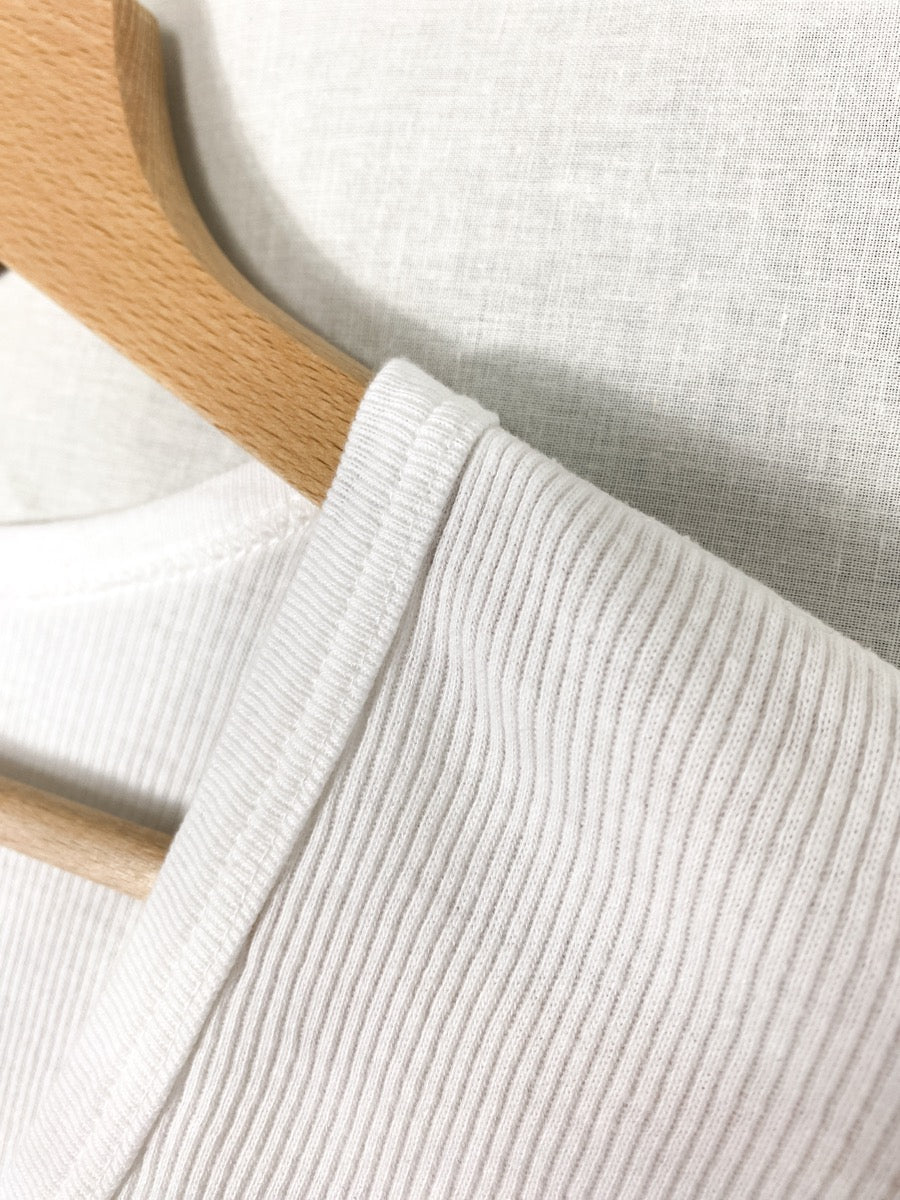 Vintage White T-shirt, Tubular & Deadstock, German Army