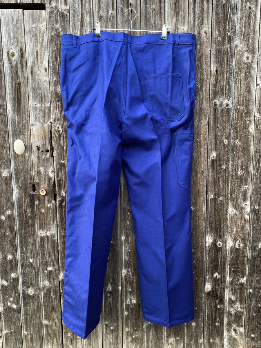 1990s French Chore Uniform, Deadstock Jacket & Trousers,  Size XXL