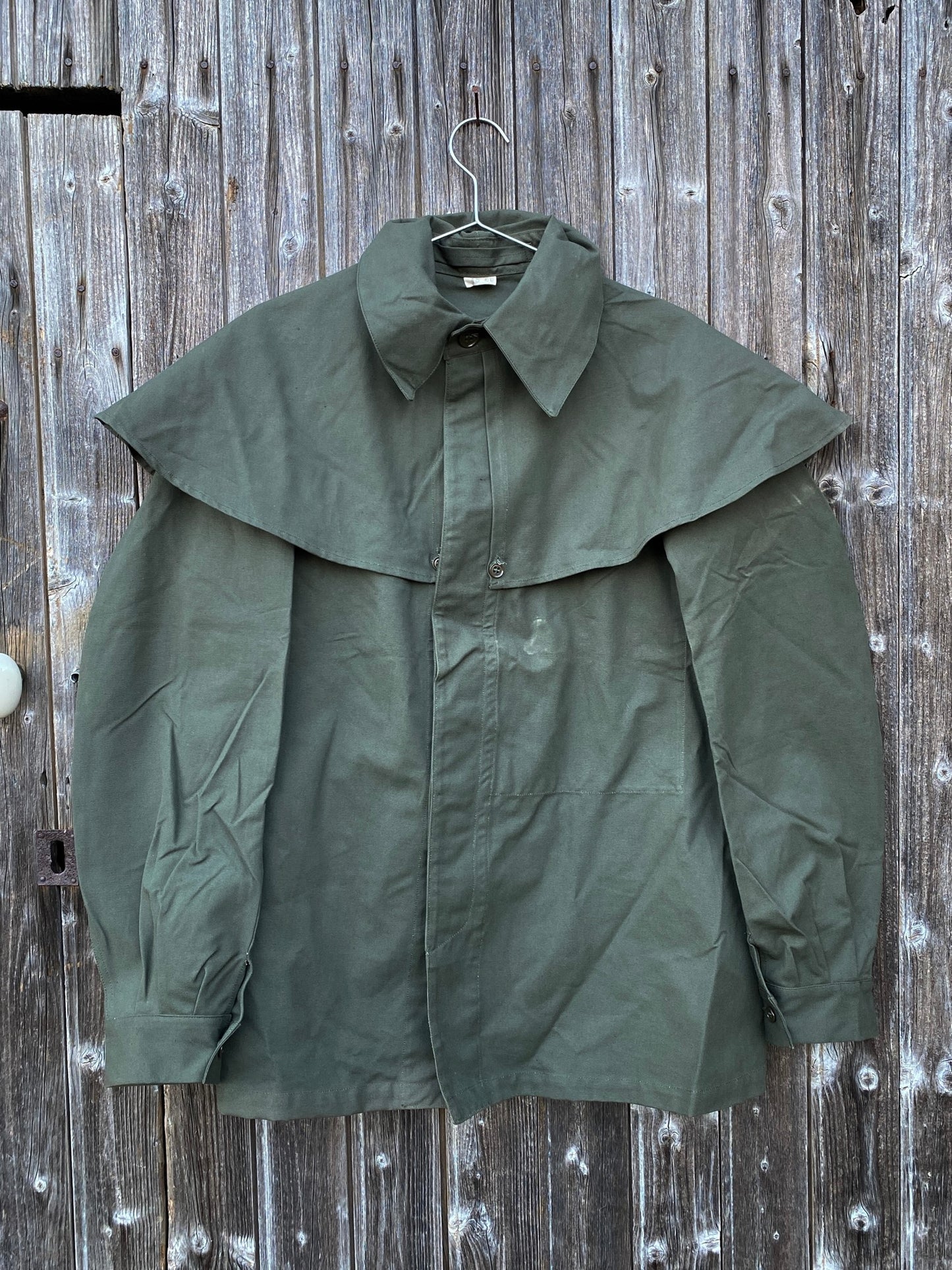 1950s French Rain Jacket, Deadstock, Size M to XL