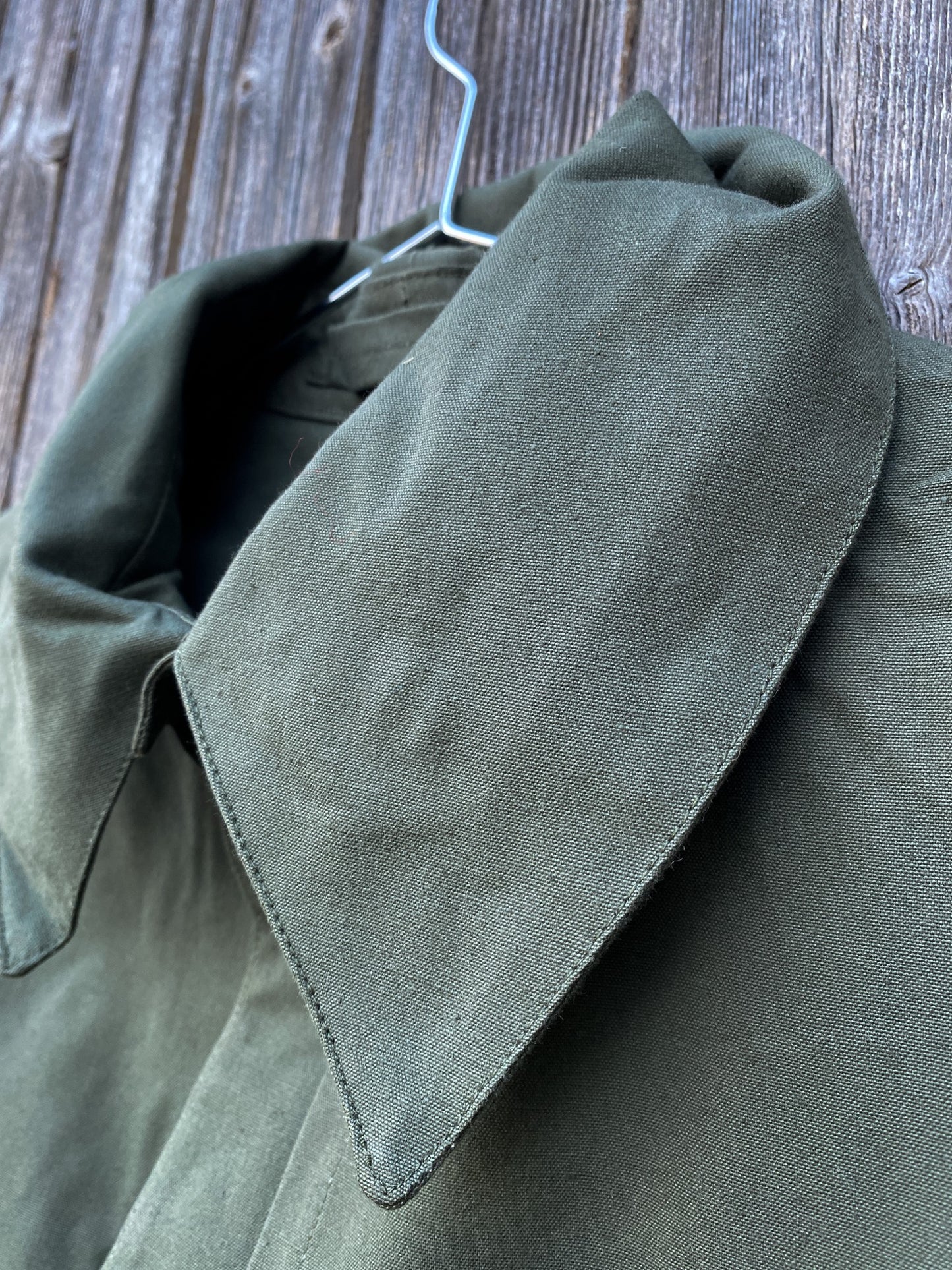 1950s French Rain Jacket, Deadstock, Size M to XL