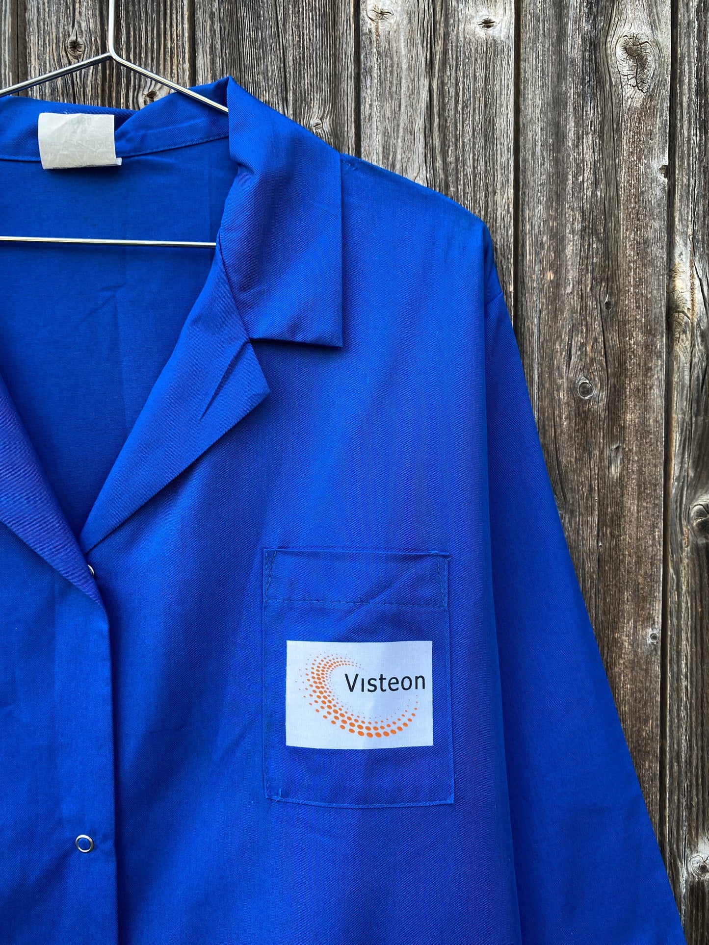 Vtg French Shop Coat - Duster, Size XL