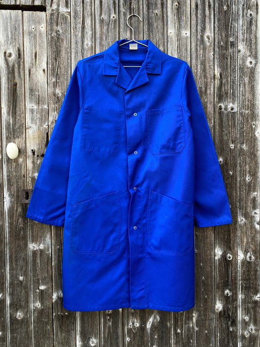 Vtg French Shop Coat - Duster, Size S/M