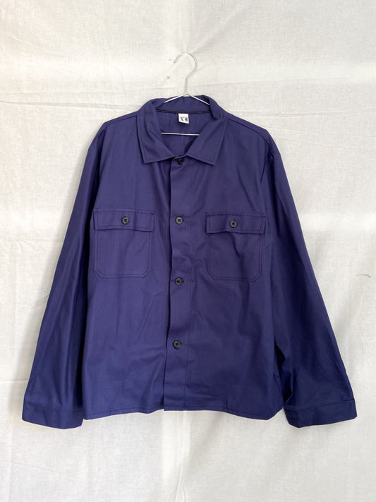 1970s Blue German Work Jacket, Deadstock, Size XL/XXL
