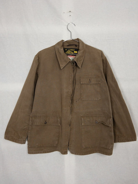 1970s French Hunting Jacket « Le Mont Saint Michel », Size L/XL