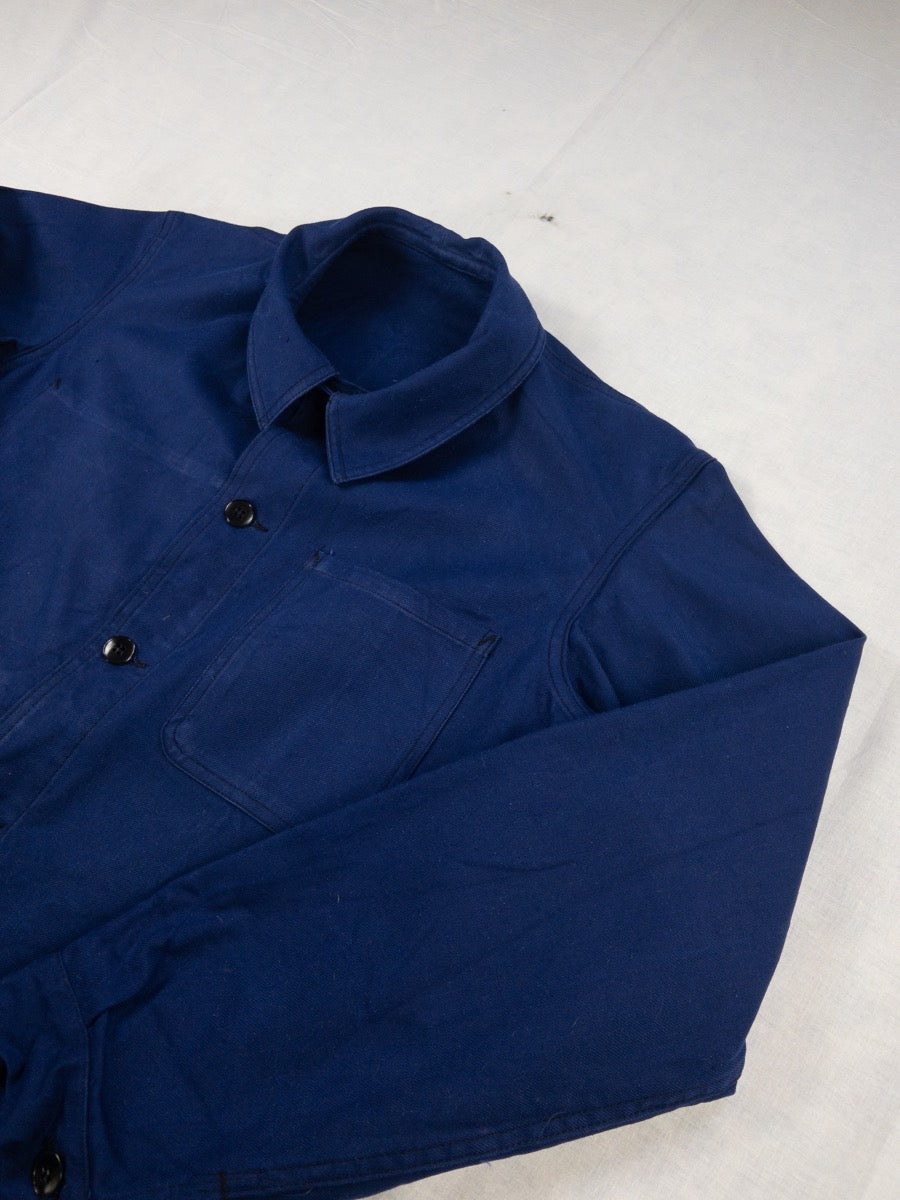 1960s French blue chore jacket, Deadstock, Size M