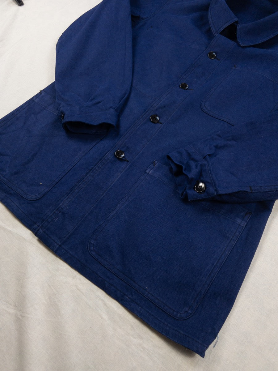 1960s French blue chore jacket, Deadstock, Size M