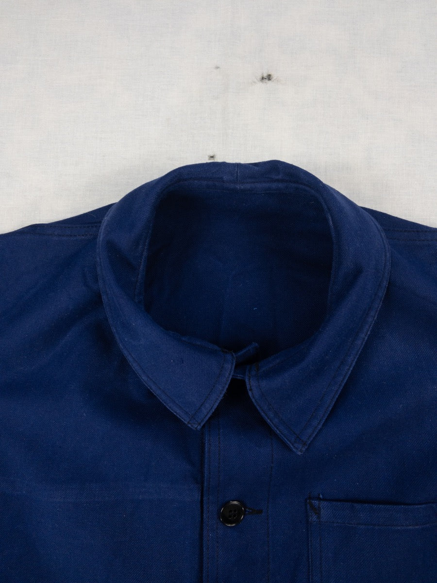 1960s French blue chore jacket, Deadstock, Size M