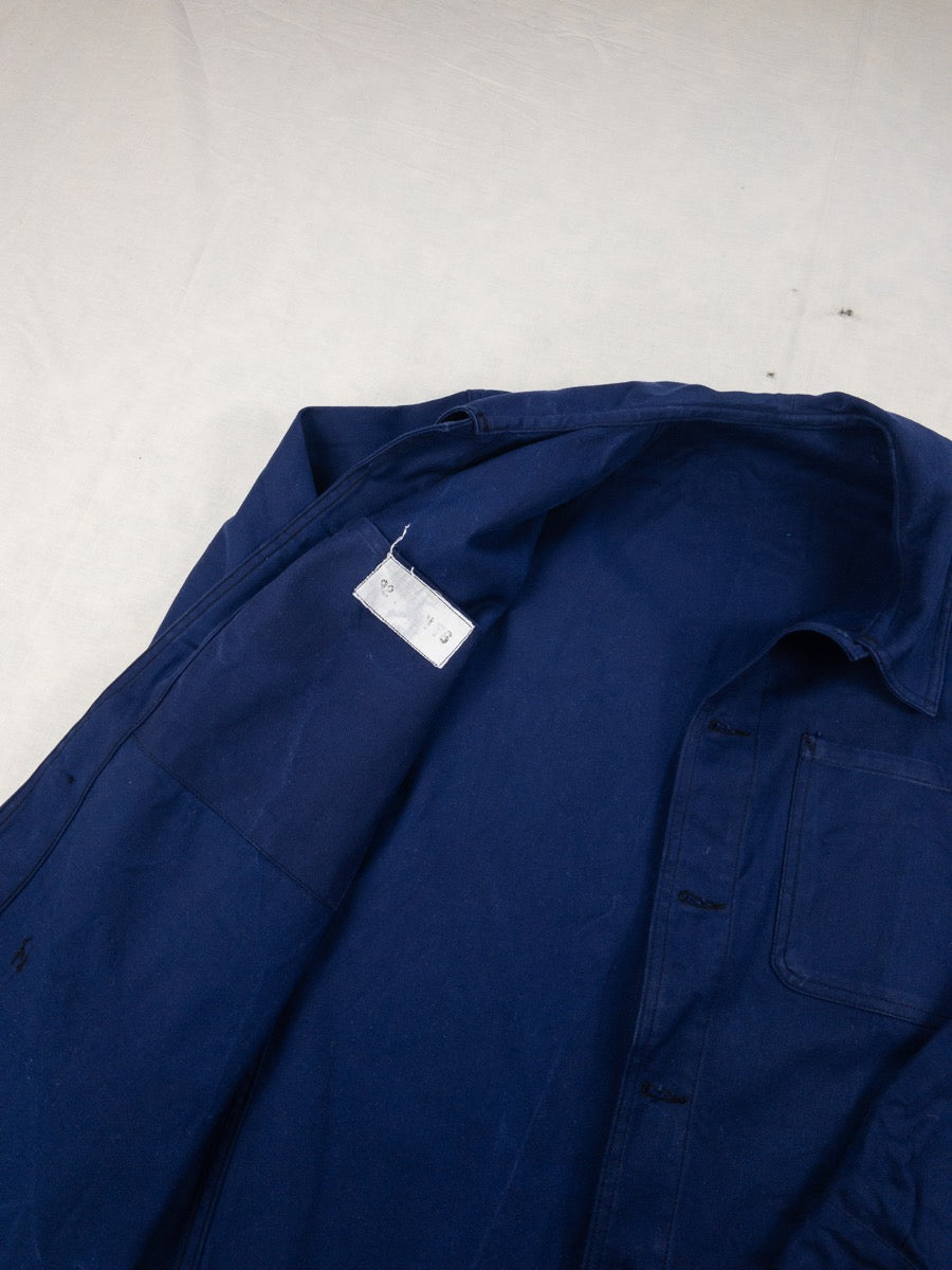 1960s French blue chore jacket, Deadstock, Size M