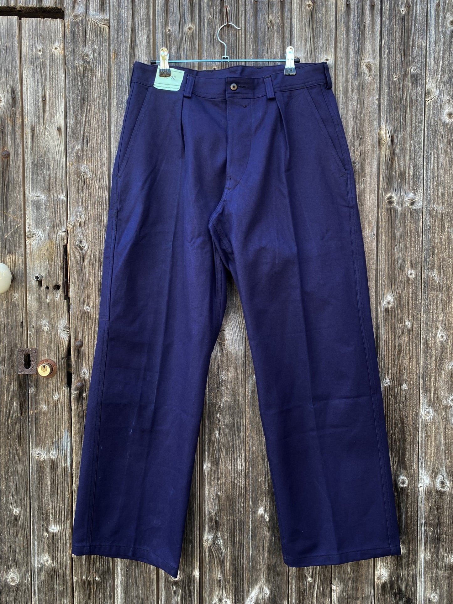 1960s French Work Pants, Deadstock , Size S to 2XL