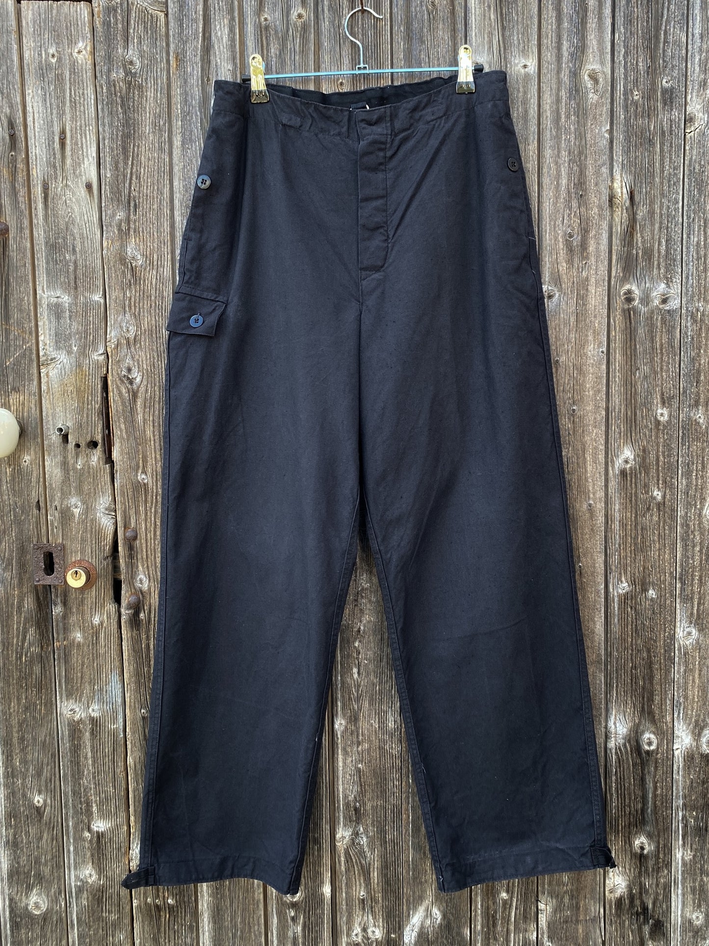 1950s NVA Black Pants, Deadstock, Size S to XL