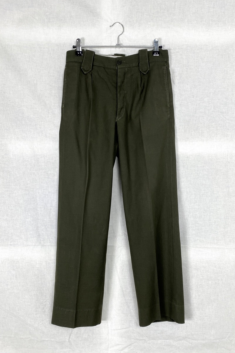 1970s Portuguese Army Tailored Pants, Size XXS/XS