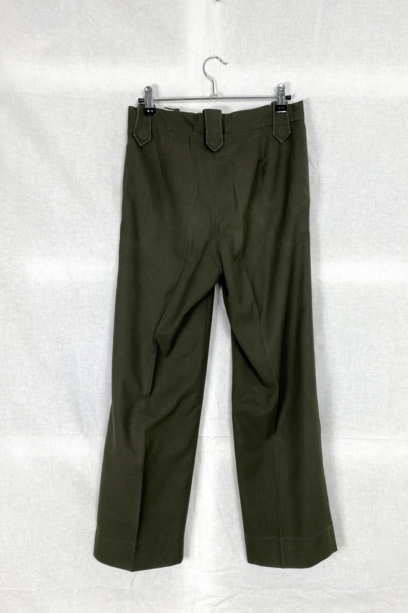 1970s Portuguese Army Tailored Pants, Size XXS/XS