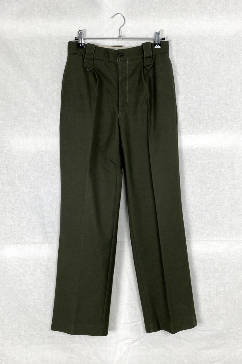 1970s Portuguese Army Tailored Pants, Size XXS/XS