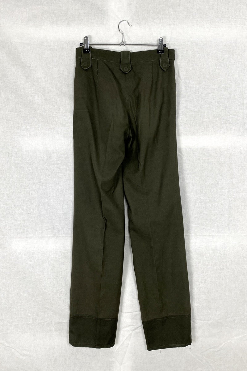 1970s Portuguese Army Tailored Pants, Size XXS/XS