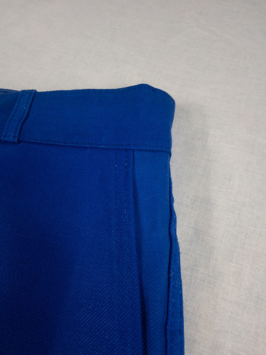 1990s Adolphe Lafont French Blue Work Pants, Deadstock, Size L