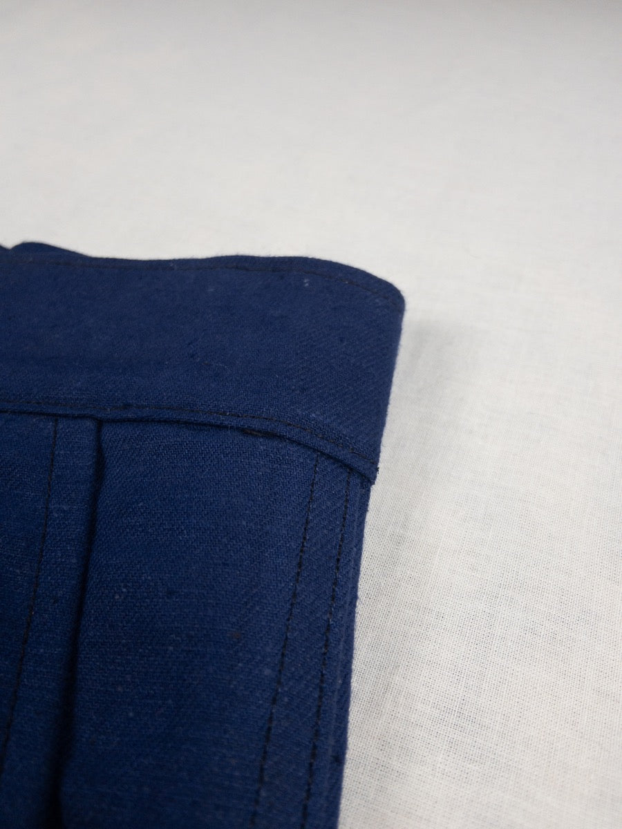 1950s French Blue Work Pants, Deadstock, Size S