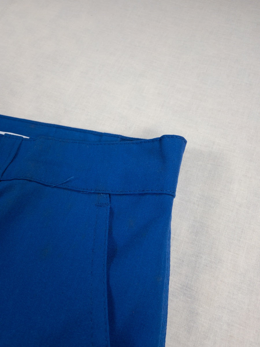 1990s French Blue Work Pants, Deadstock, Size M