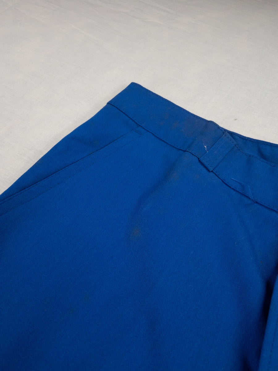 1990s French Blue Work Pants, Deadstock, Size M