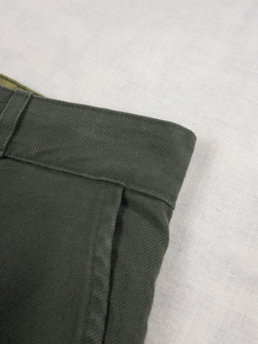 1980s French Hunting Cargo Pants, Size S