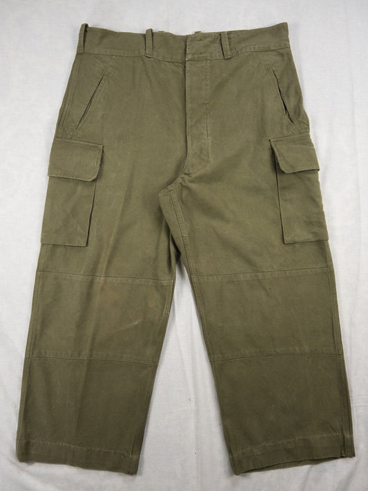 1950s French Army M47 Cargo Pants, Size XL