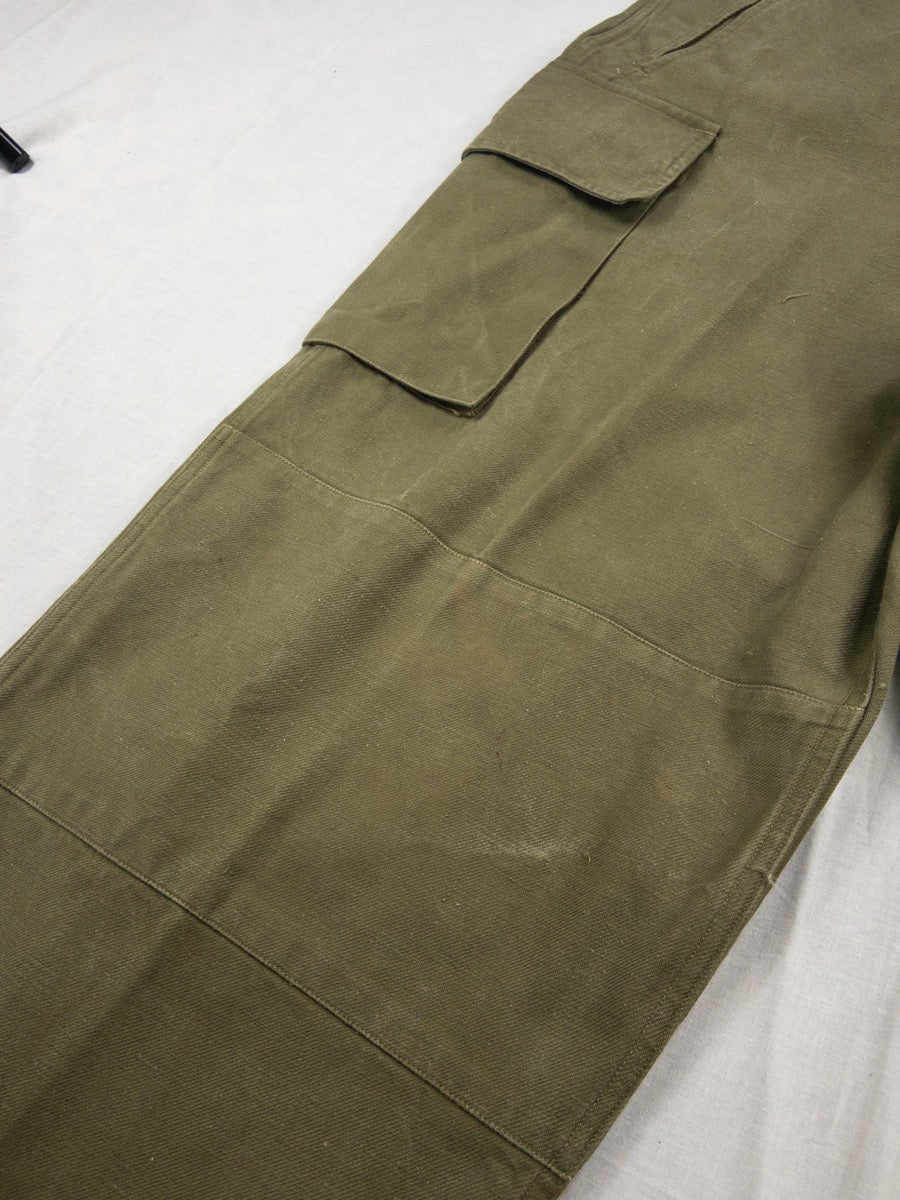 1950s French Army M47 Cargo Pants, Size XL
