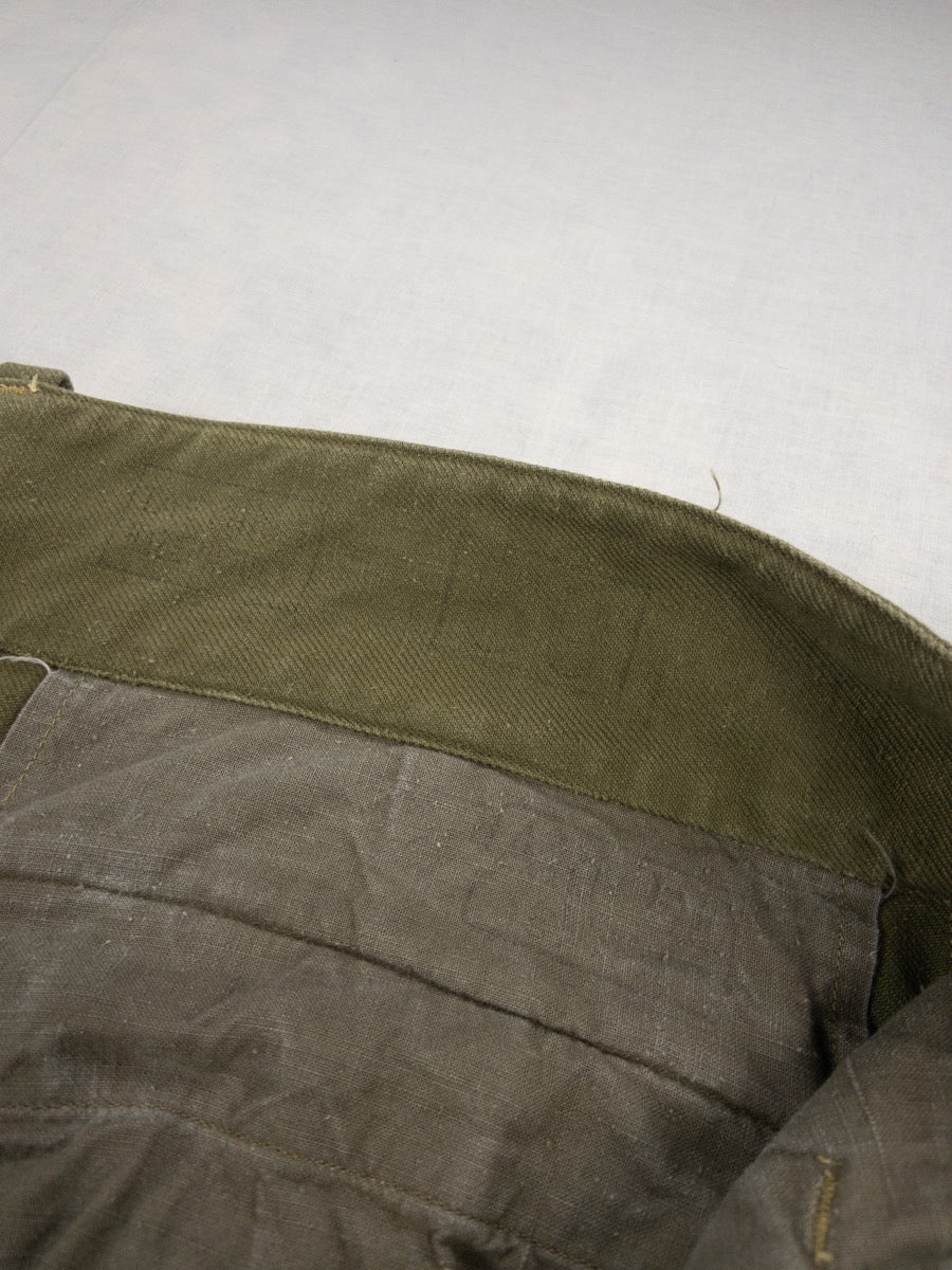 1950s French Army M47 Cargo Pants, Size XL