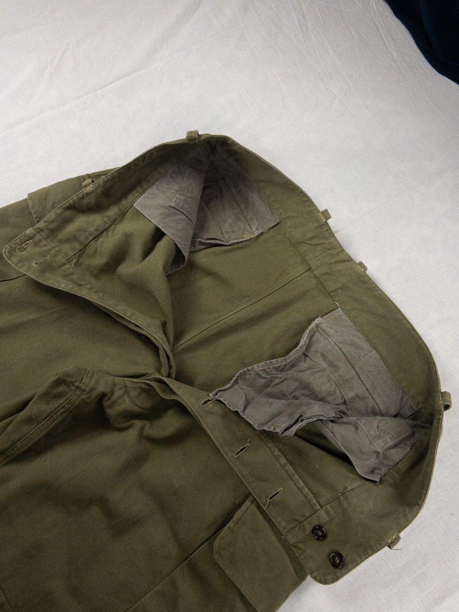 1950s French Army M47 Cargo Pants, Size XL