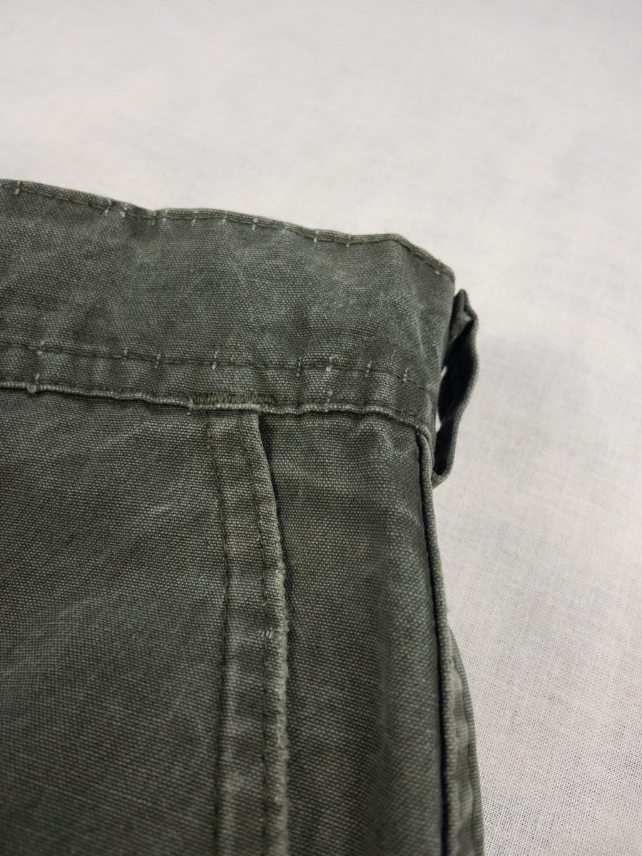1970s French Army Pleated Pants, Size S/M